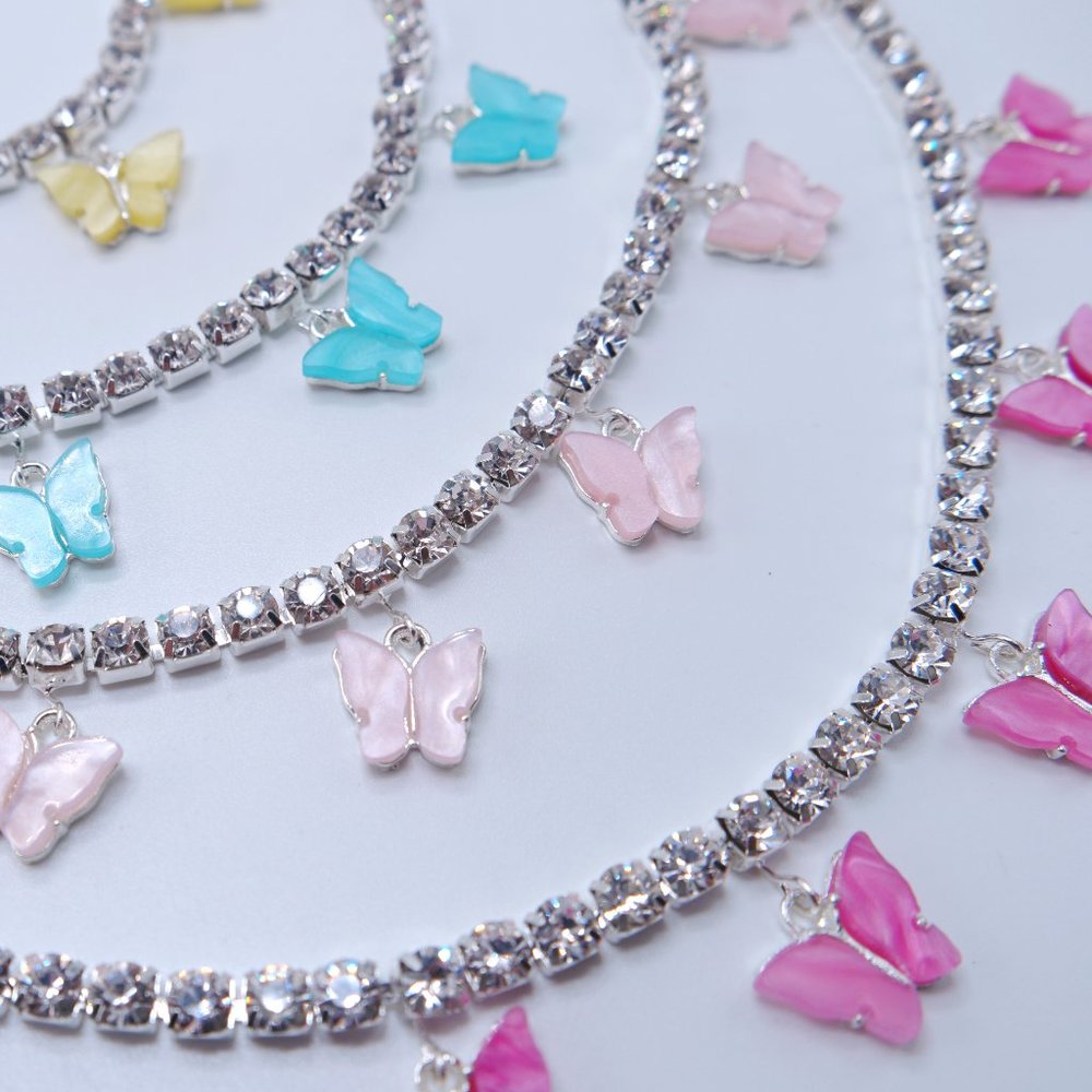 Butterfly Diamond Choker